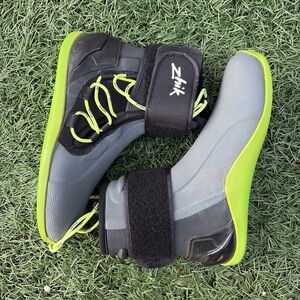 Zhik Lightweight High Cut Sailing Ergonomic Boot Dark Gray Black 6.5